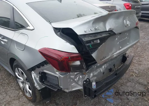 2025 Honda Civic Lx from USA, damaged, VIN 2HGFE2F25SH567871